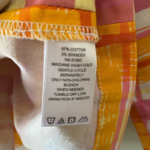 Liz Claiborne Yellow and Pink Plaid Blazer M - Picture 4 of 5